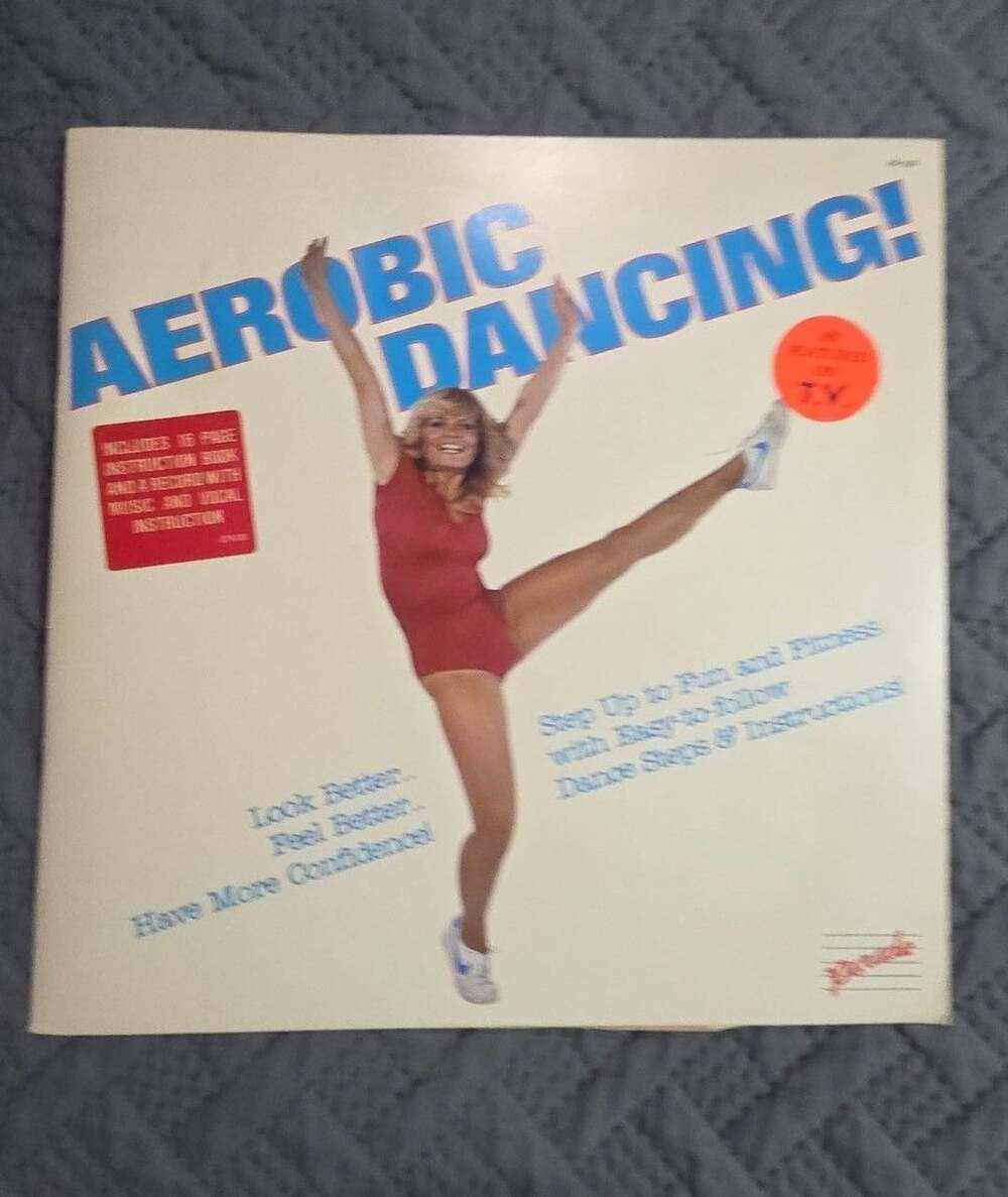 Aerobic Dancing! Vinyl LP Record & 16 Pg Book Workout Exercise Program